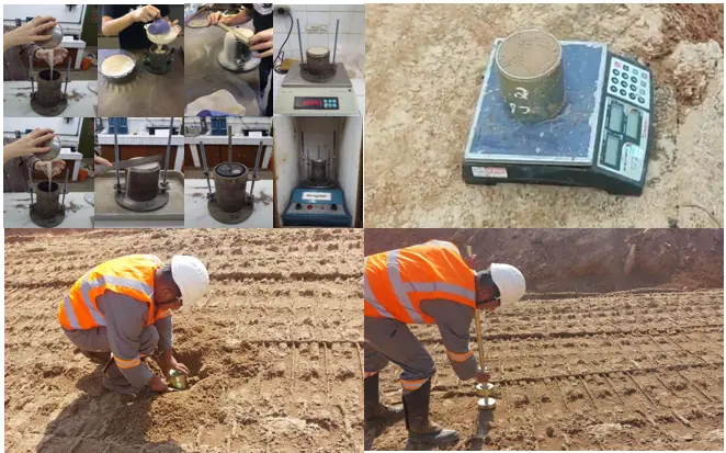 Labormig | Compacidade Relativa de solos não coesivos